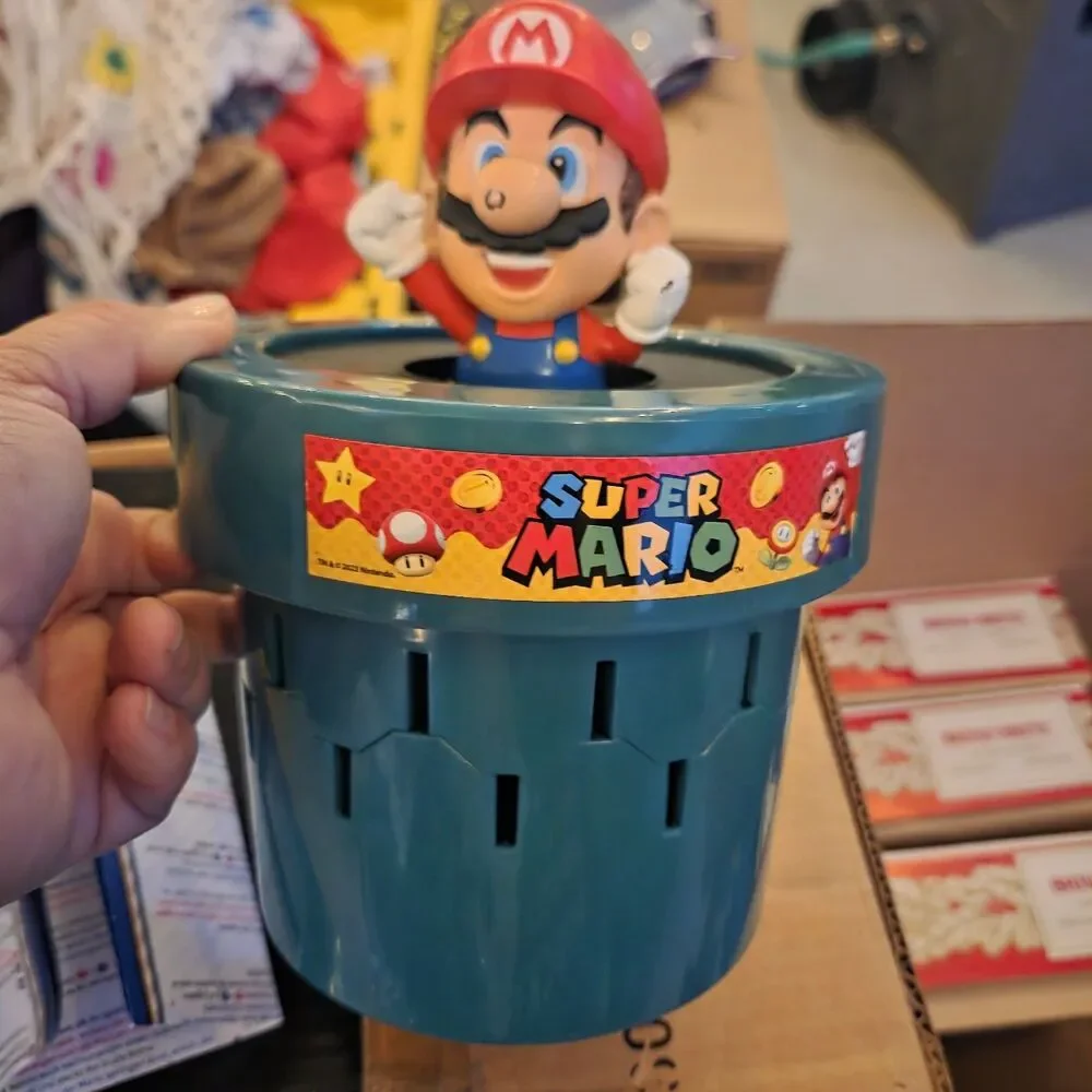 TOMY Pop Up Super Mario Surprise Game Nintendo 2025 2-4 Players w/ Box